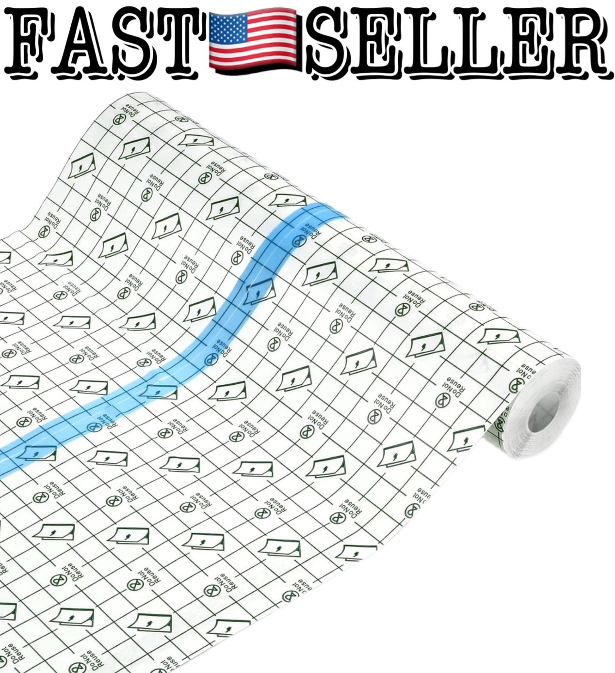 Transparent Waterproof Stretch Clear Adhesive Bandage Roll 10″ × 5.47 yd
