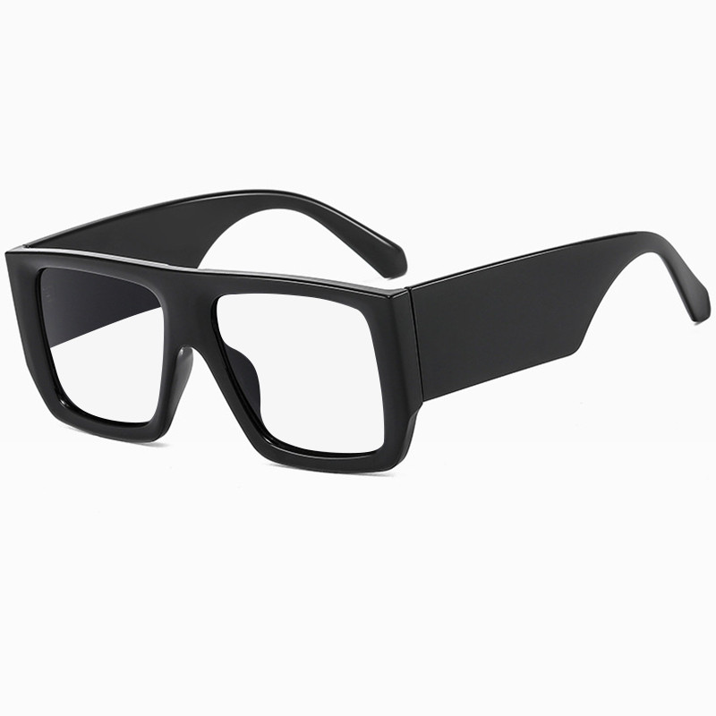 146mm Anti Blue Light Square Thick Frame Reading Glasses Men Women +1.75 +6.00