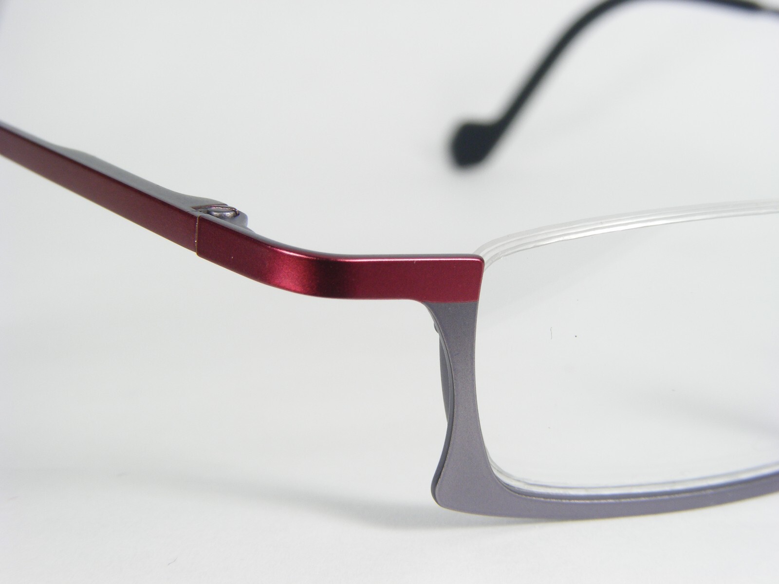 QUICK OPTIC Belgium DEMI 124 C2 SILVER-LILAC / BURGUNDY EYEGLASSES 44-20-138mm