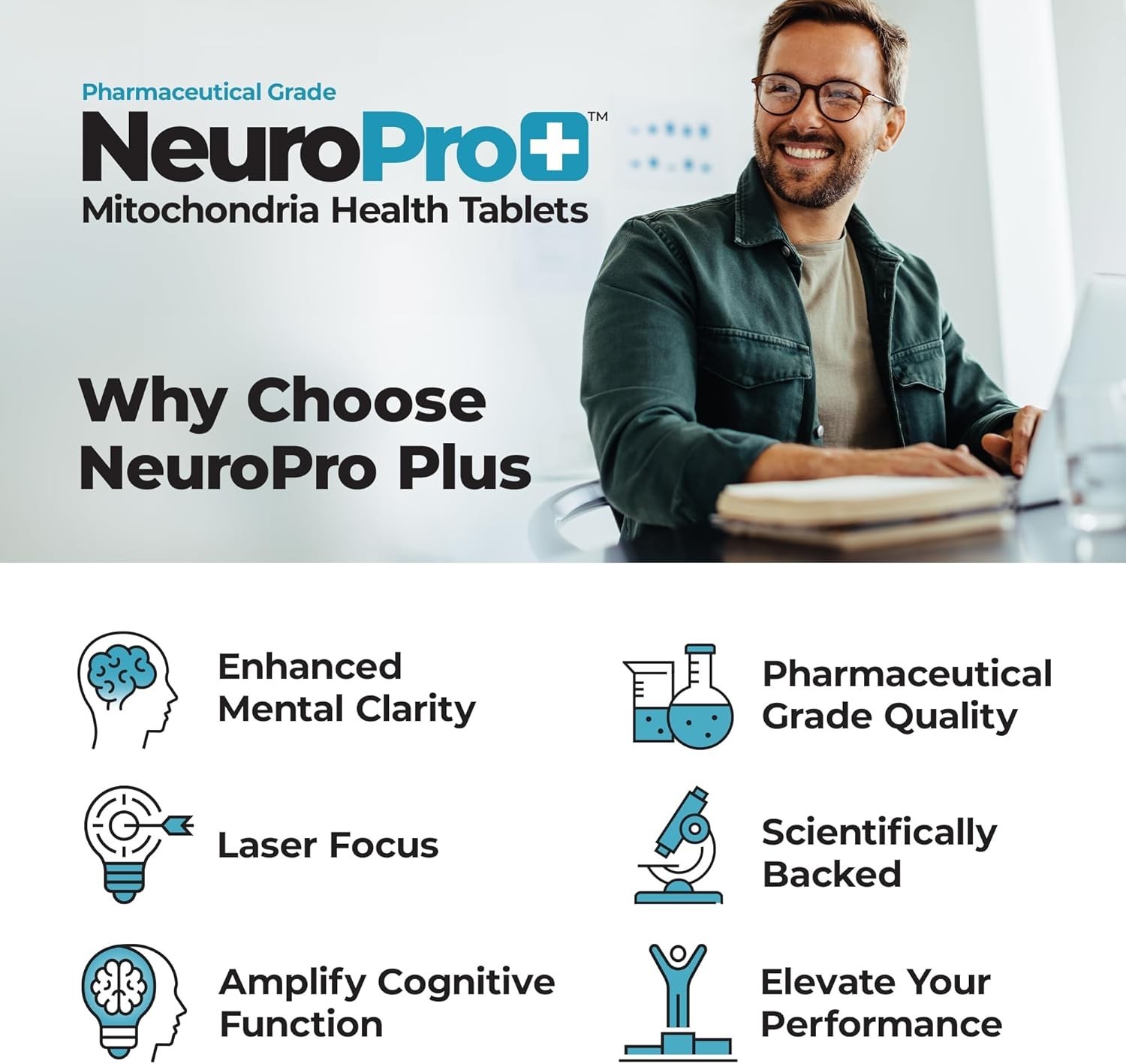 Cognitive Wellness Formula, NeuroPro+ 60 Tablets