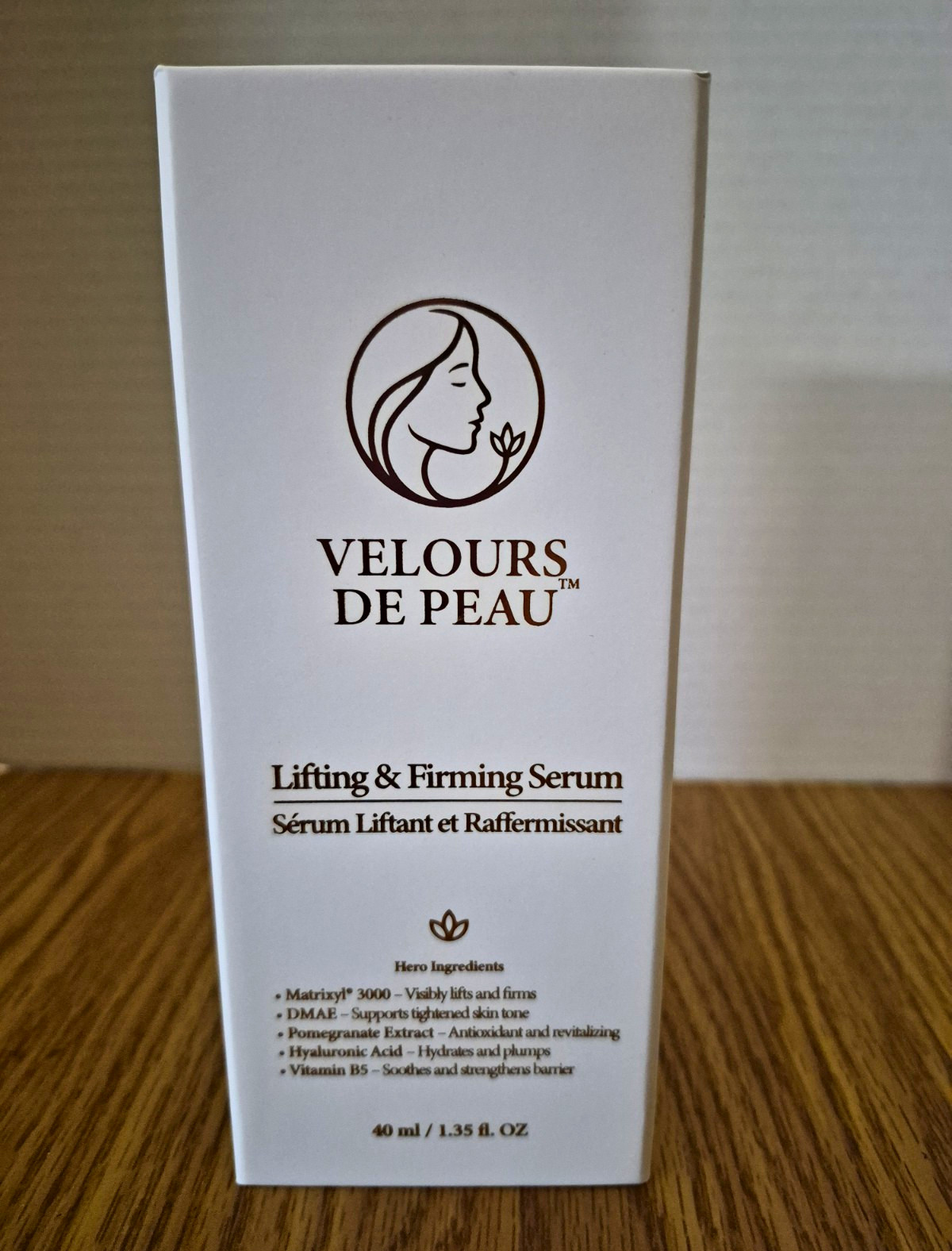 Velours De Peau Lifting & Firming Serum Matrixyl DMAE HA Face/Eyes 40ml