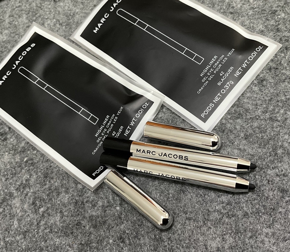 2 Marc Jacobs Highliner Gel Eye Crayon 42 Blacquer 0.37 g 0.01 oz Sealed