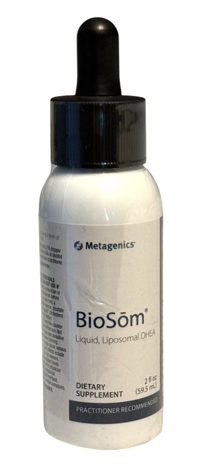 Metagenics BioSom Liquid – Liposomal DHEA – 2oz Dropper Bottle – Ex: 9/26