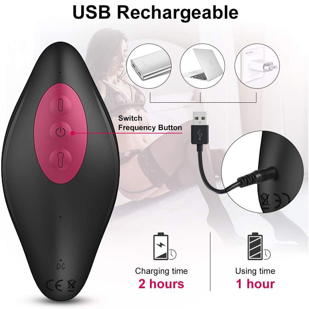 Inflatable Anal Vibrator Butt Plug Male Prostate Massager Sex Toys For Men Women