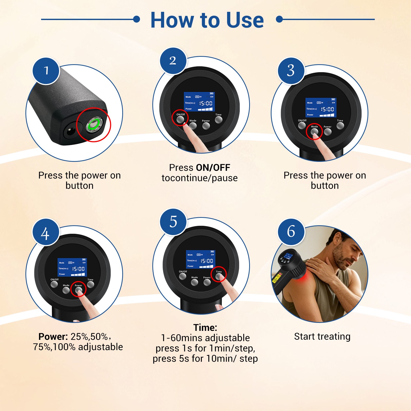 305W Laser Therapy Red and NIR Light for Pain Relief with Super Pulsed 808 905nm