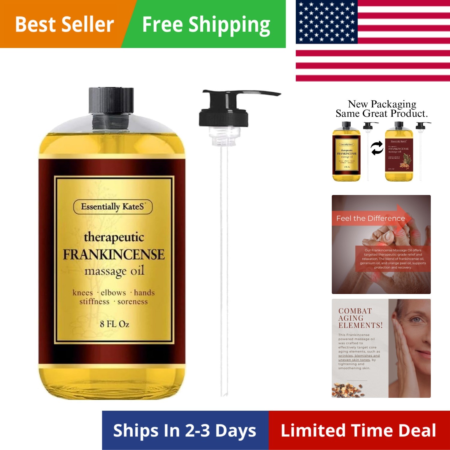 Frankincense Massage Oil 8 Fl Oz