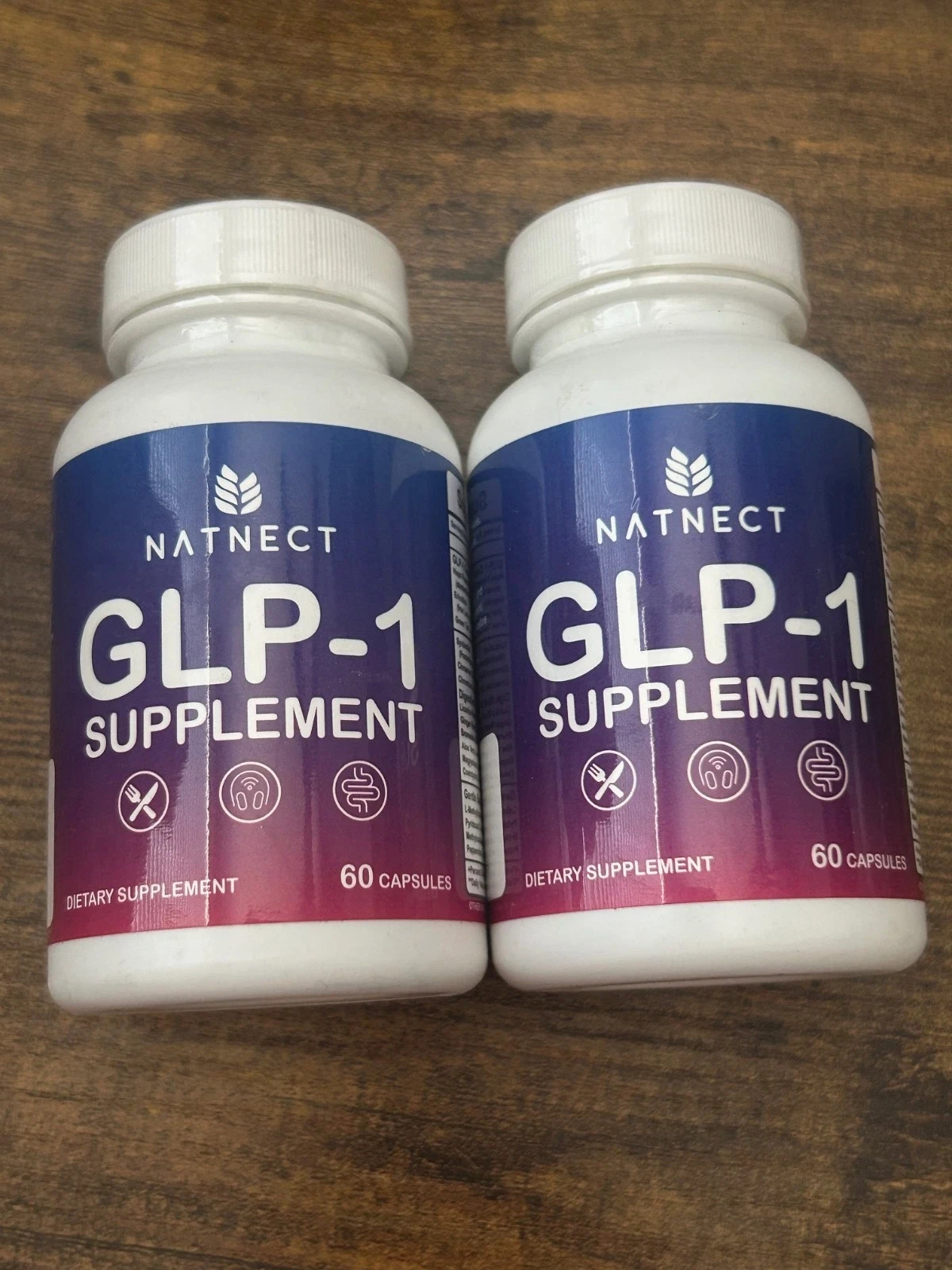 2 Bottles 60 capsules each 120 total Supplement NATNECT G.L.P-1 Exp 5/2027 -RK1