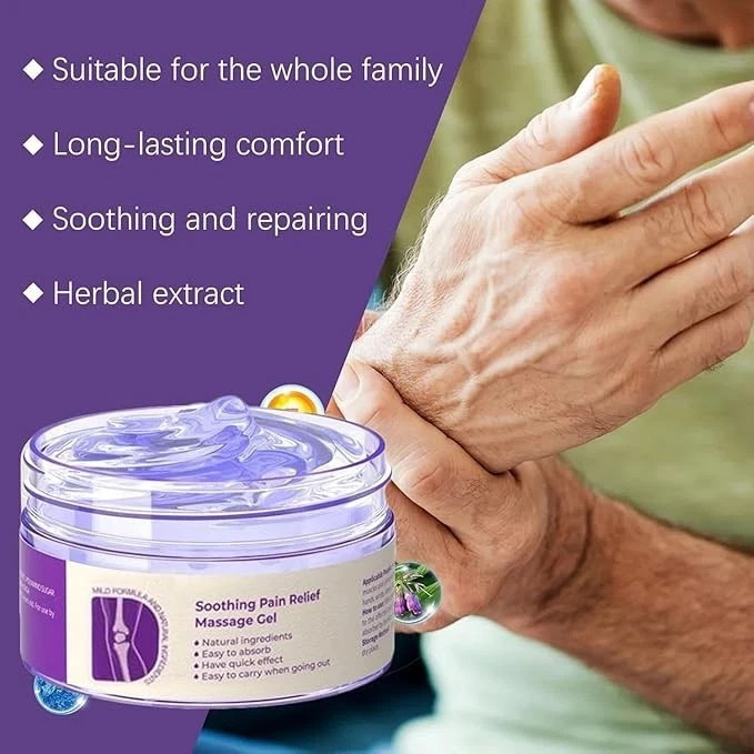 Soothing Pain Relief Massage Gel, New Joint Arthritis Mobility Flexibility