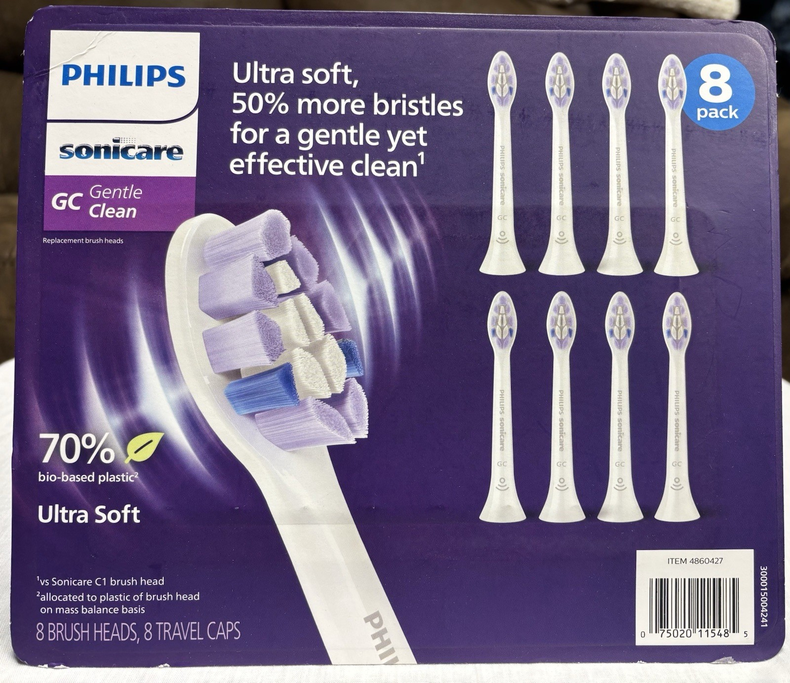 Philips Sonicare GC Gentle Clean Replacement Brush Heads Ultra Soft Toothbrush