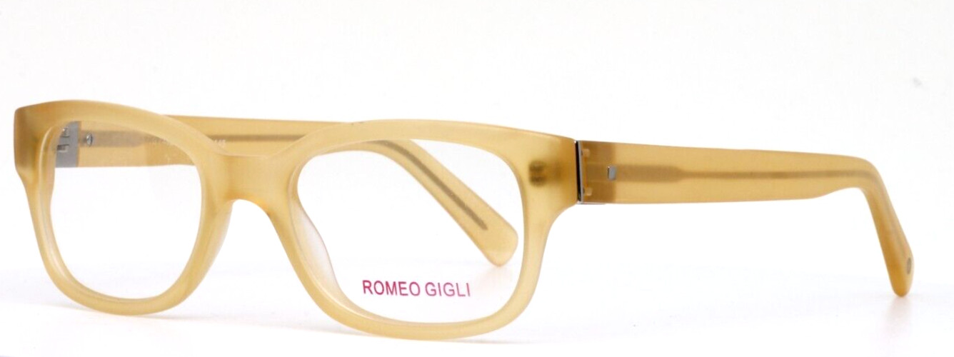 ROMEO GIGLI RG74427 D Matte Honey Womens Square Eyeglasses 49-19-145 B:33