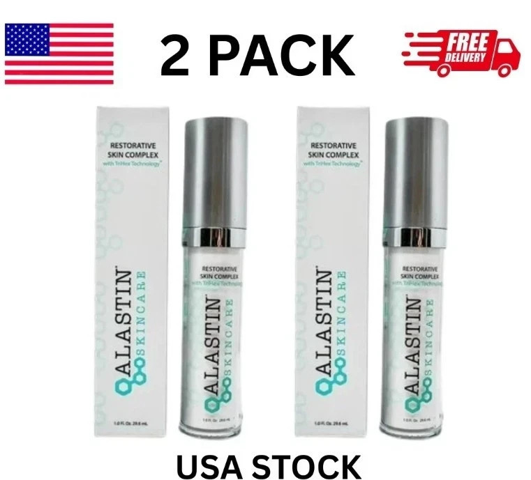 2 PACK Alastin Skincare Restorative Skin Complex with TriHex Tech 1fl oz/ 29.6ml