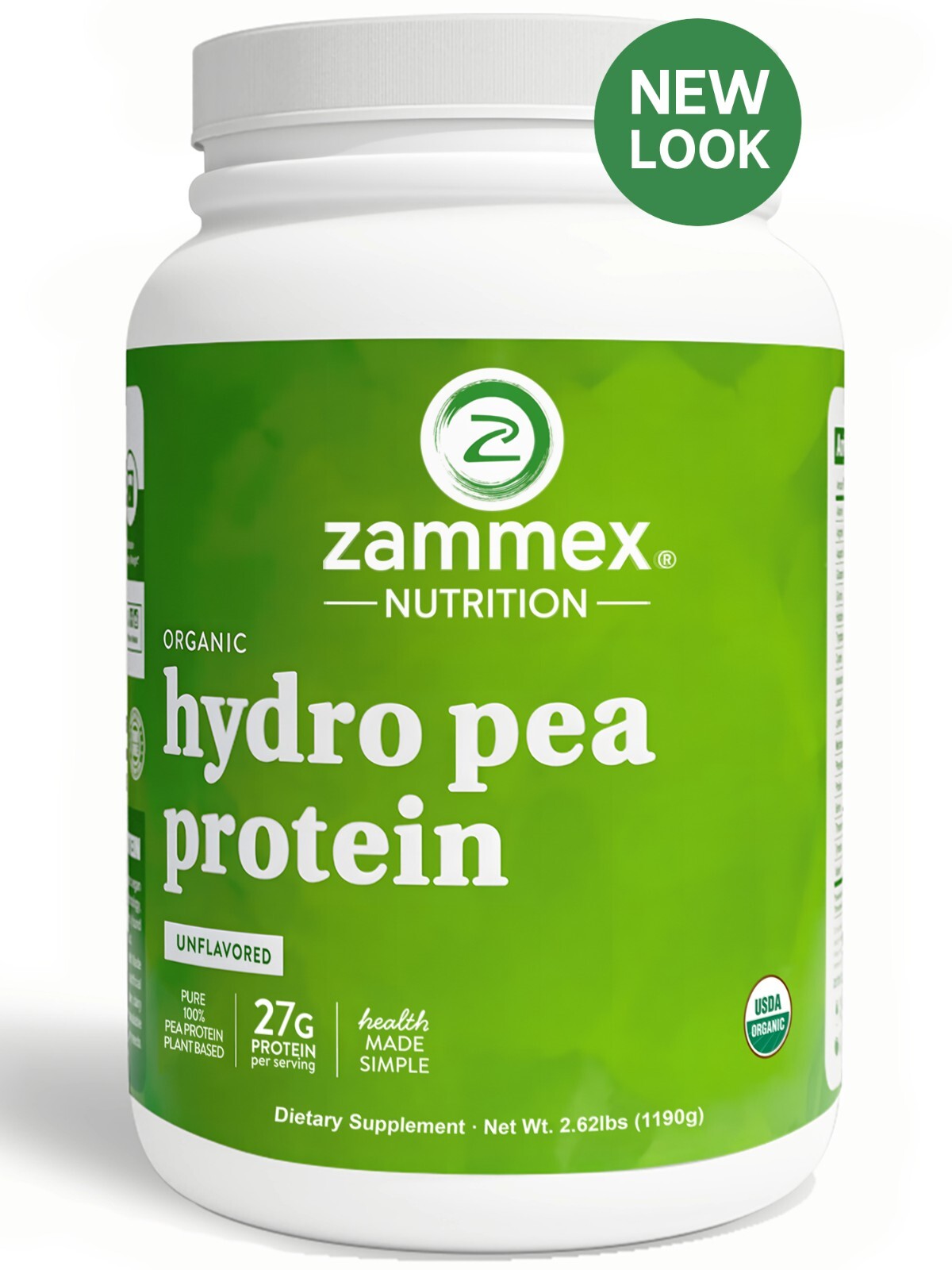 Organic Pea Protein Powder 2.62lbUnflavored NON-GMO Tone your muscle&Lose Weight