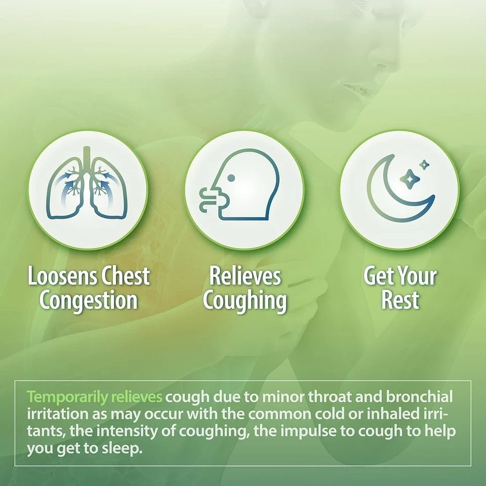 Mucus Relief DM Tablets | Dextromethorphan HBr 20mg | Guaifenesin 400mg | Cough