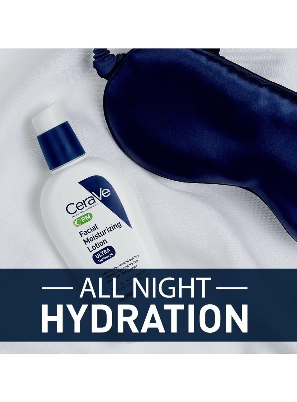 2 Pack -CeraVe Facial Moisturizing Lotion PM Ultra Lightweight 3 oz Each