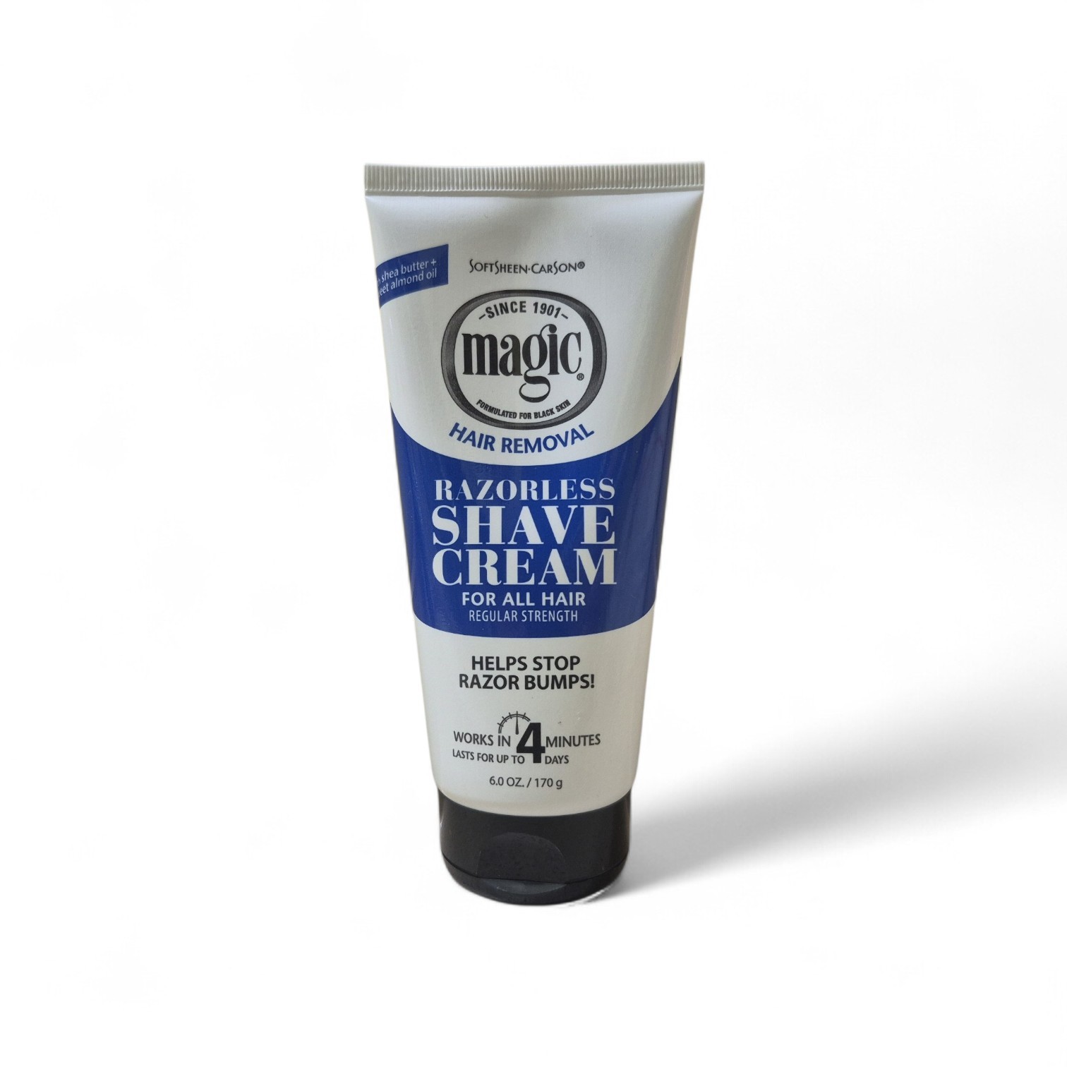 SoftSheen-Carson Magic Razorless Cream Shave, Light Fresh Scent, 6 oz