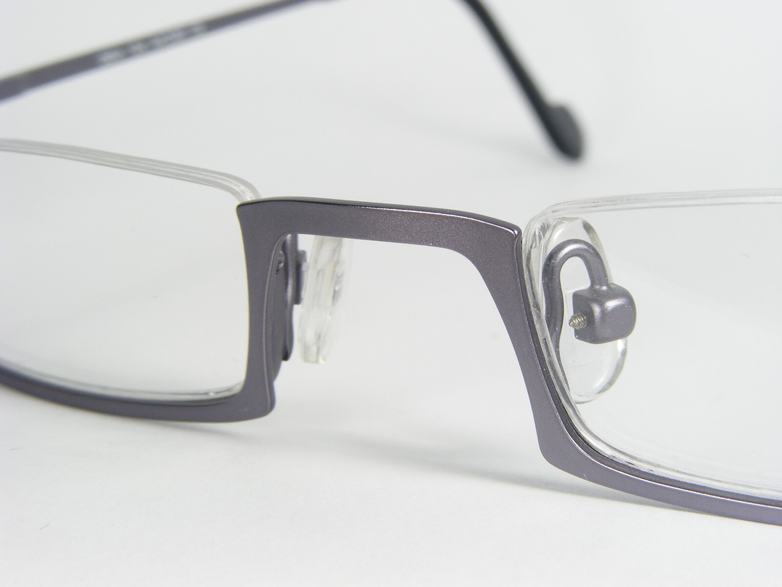 QUICK OPTIC Belgium DEMI 124 C2 SILVER-LILAC / BURGUNDY EYEGLASSES 44-20-138mm