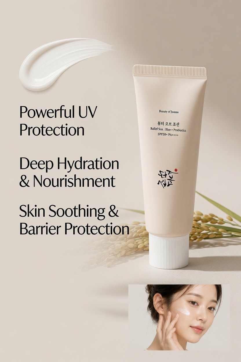 K-Beauty Beauty of Joseon Sunscreen 50ml & Eye Serum 30ml Set