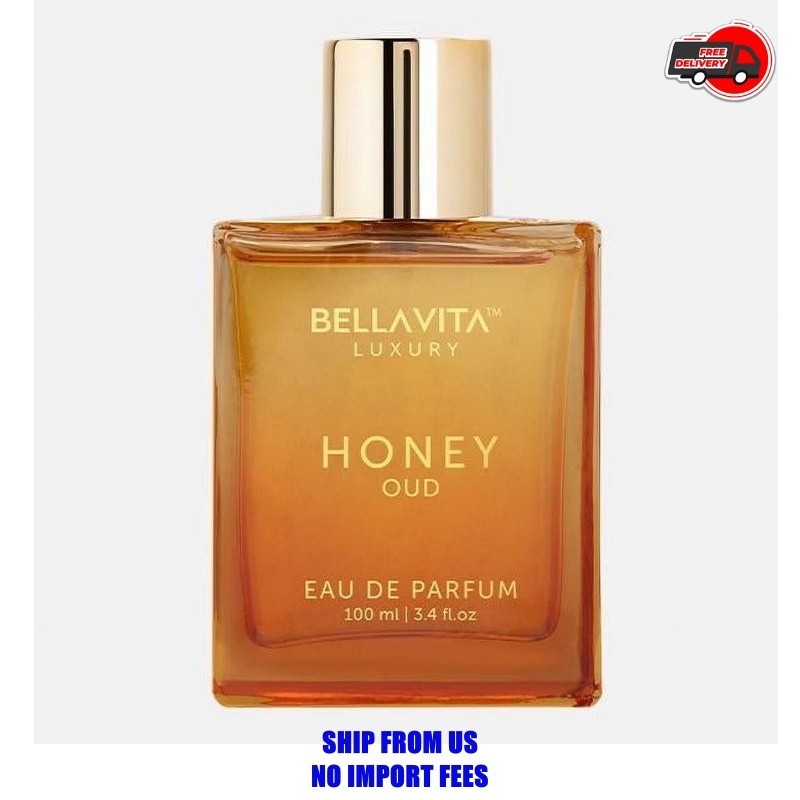 Bellavita Luxury HONEY OUD Eau De Parfum Unisex Perfume 100 ml For Men & Women w