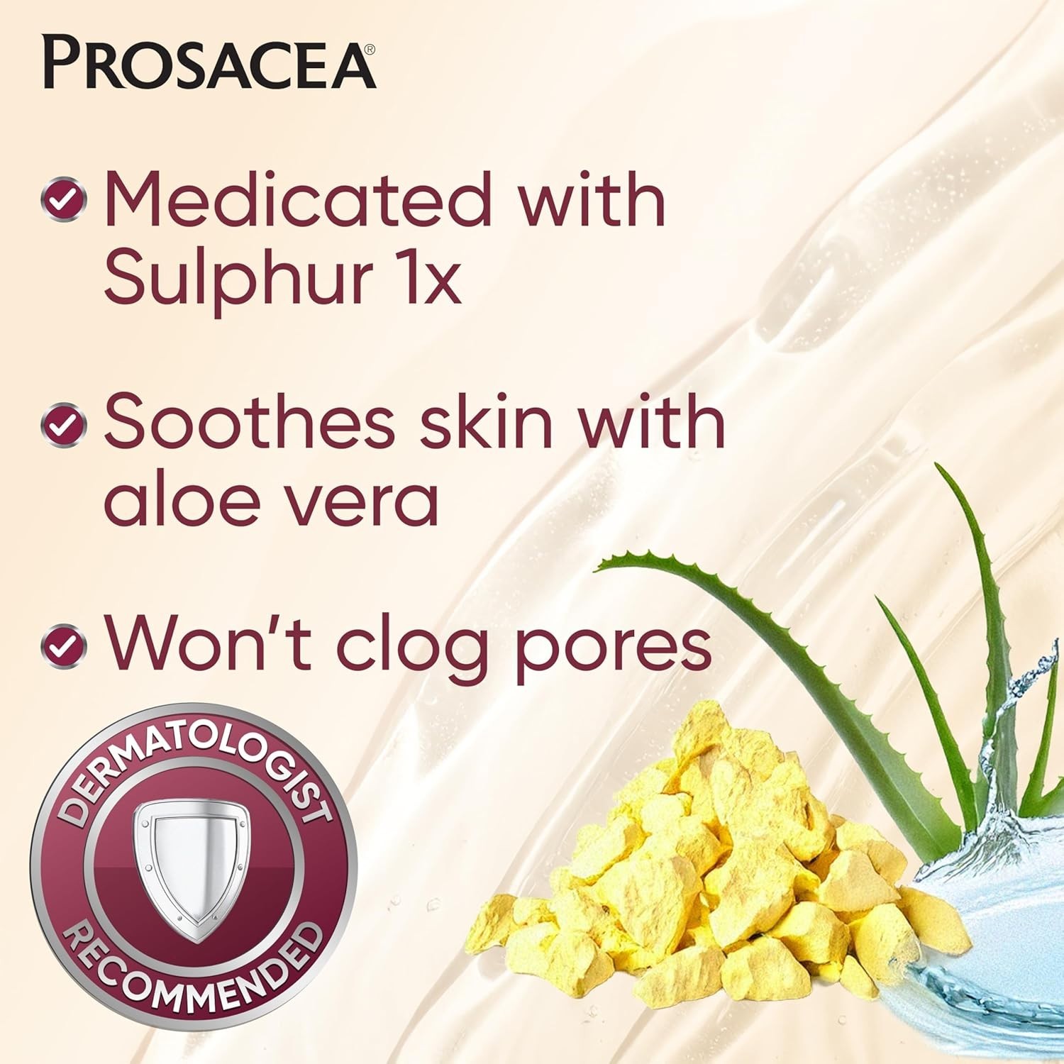 Prosacea – Medicated Rosacea Treatment for Face – Heals Rosacea Symptoms of Redn