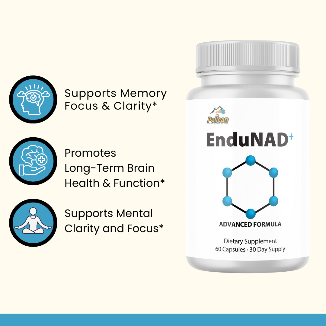 EnduNad- Brain Support- 10 Bottles- 600 Capsules