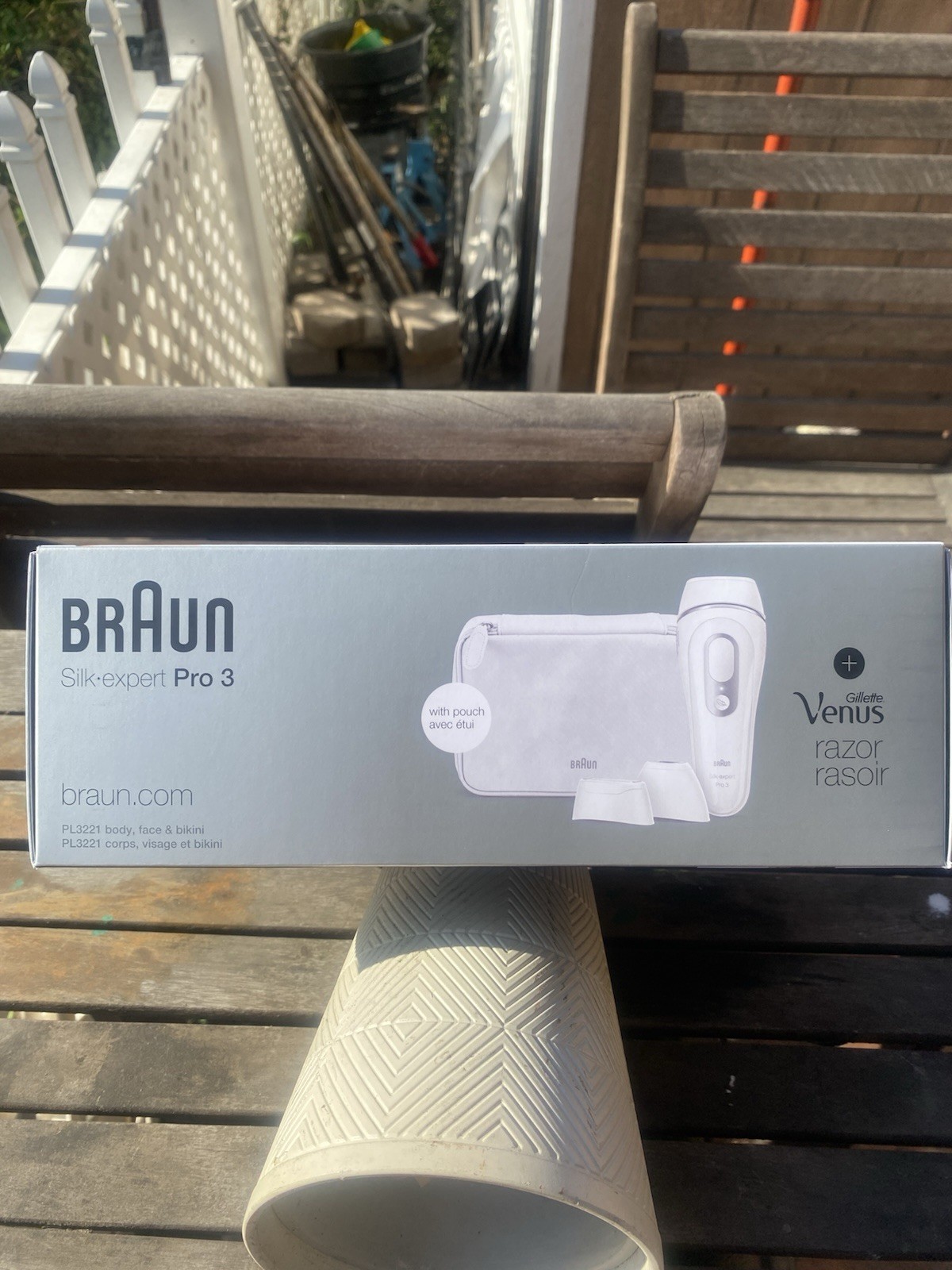 Braun PL3221 IPL Long-Lasting Hair Removal System, Silk Expert Pro 3