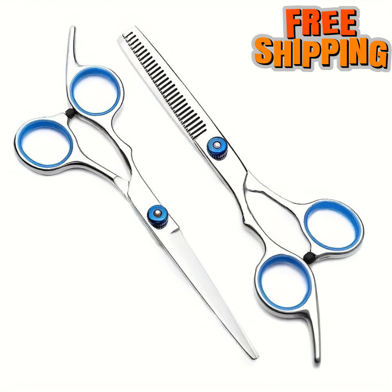 professional salon hair cutting Thinning Scissors Barber Shears Hairdressing Set