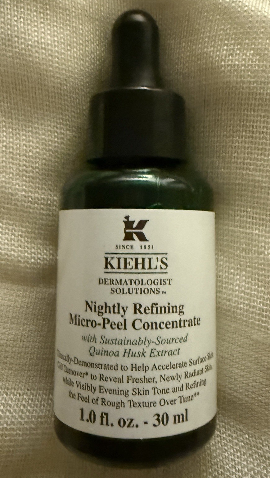 Kiehl’s Dermatologist Solutions Nightly Refining Micro-Peel 1.0 fl oz Face