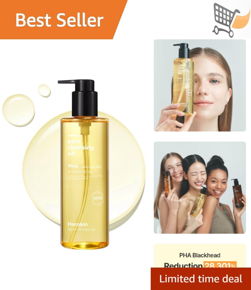 Pore Cleansing Oil for Face Blackhead Remover Makeup Remover Sensitive Skin