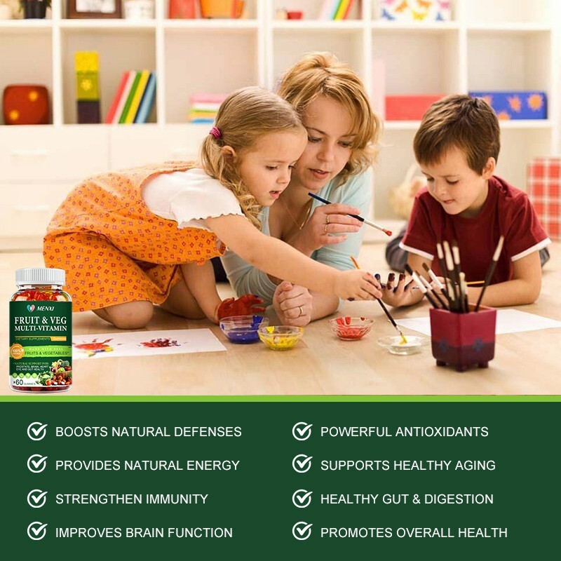 Fruits and Veggies Supplement Balance of Daily Nature Fruits & Vegetables Gummy