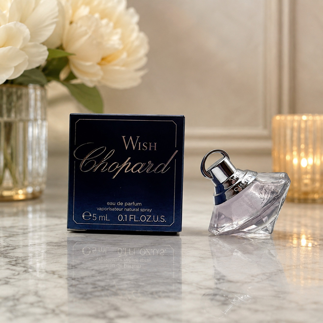 Chopard Wish Mini EDP Spray 5ml 0.1oz New in Box Miniature Perfume