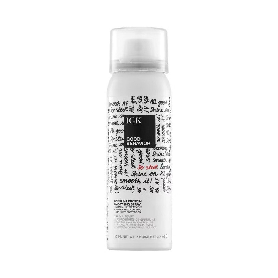 IGK Good Behavior Spirulina Protein Smoothing Spray Heat Protection 2.4 fl oz
