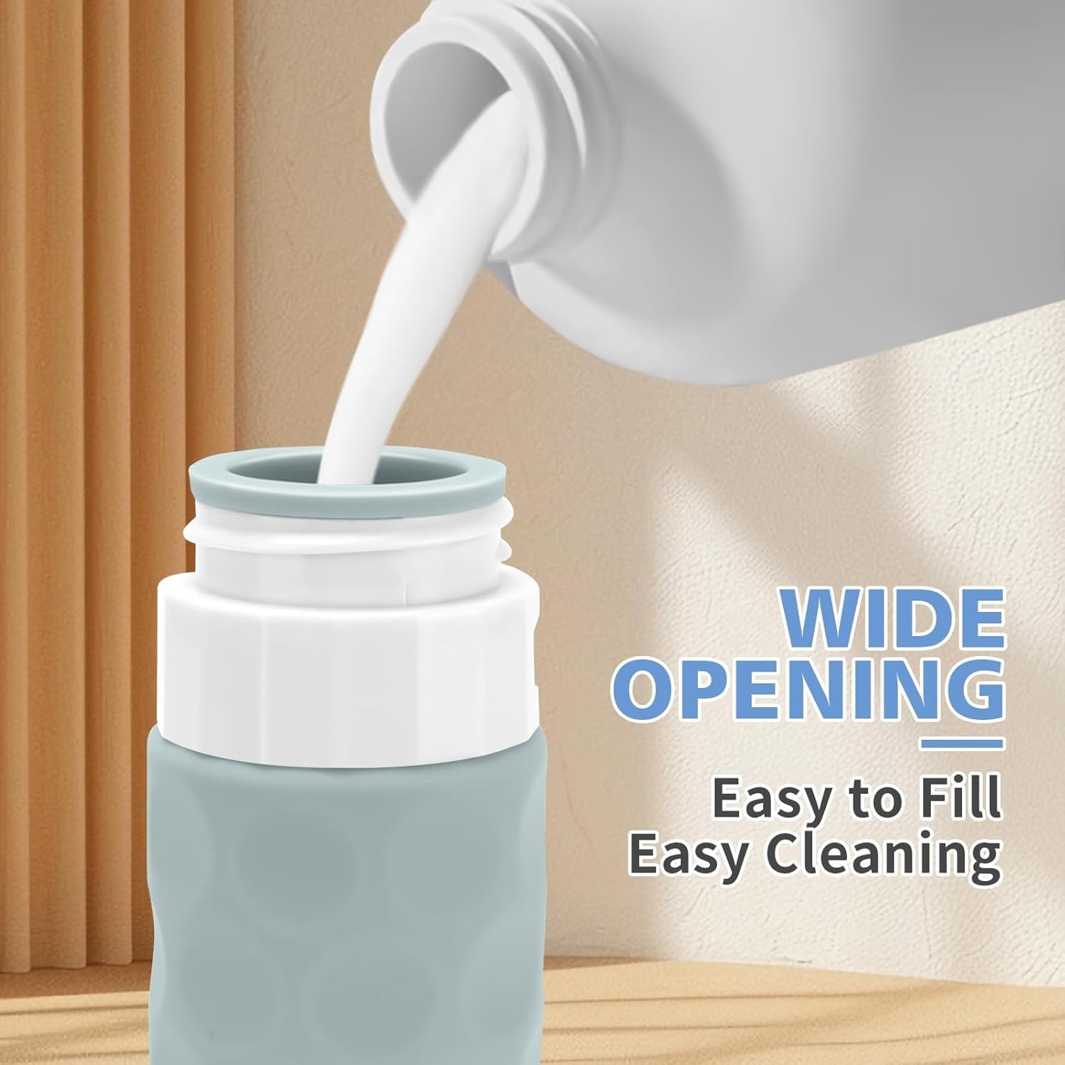 Travel Bottles BPA Free Leak Proof Silicone 3oz TSA Approved Refillable