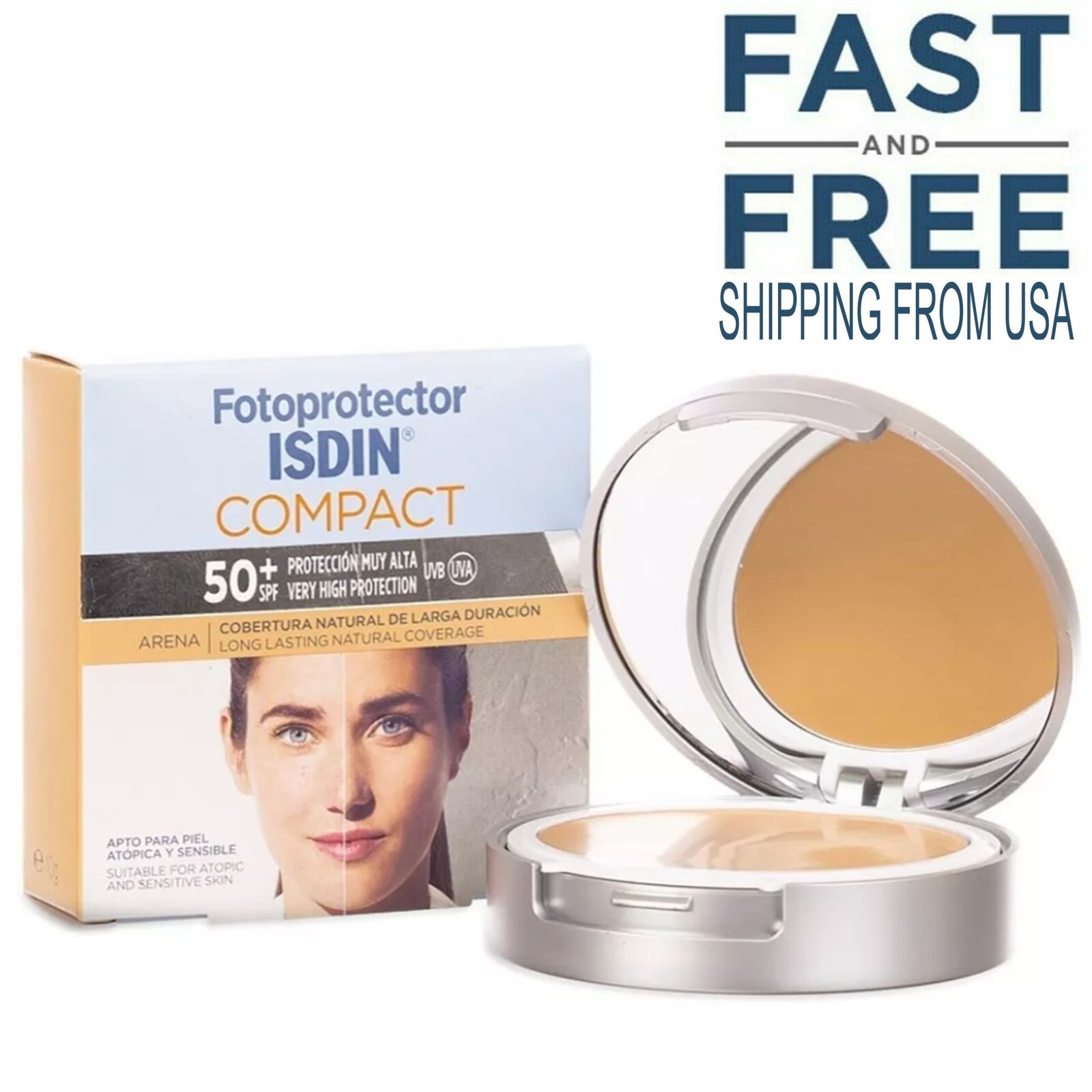 Isdin Foto Protector Compact SPF 50+ Color Sand (Arena)
