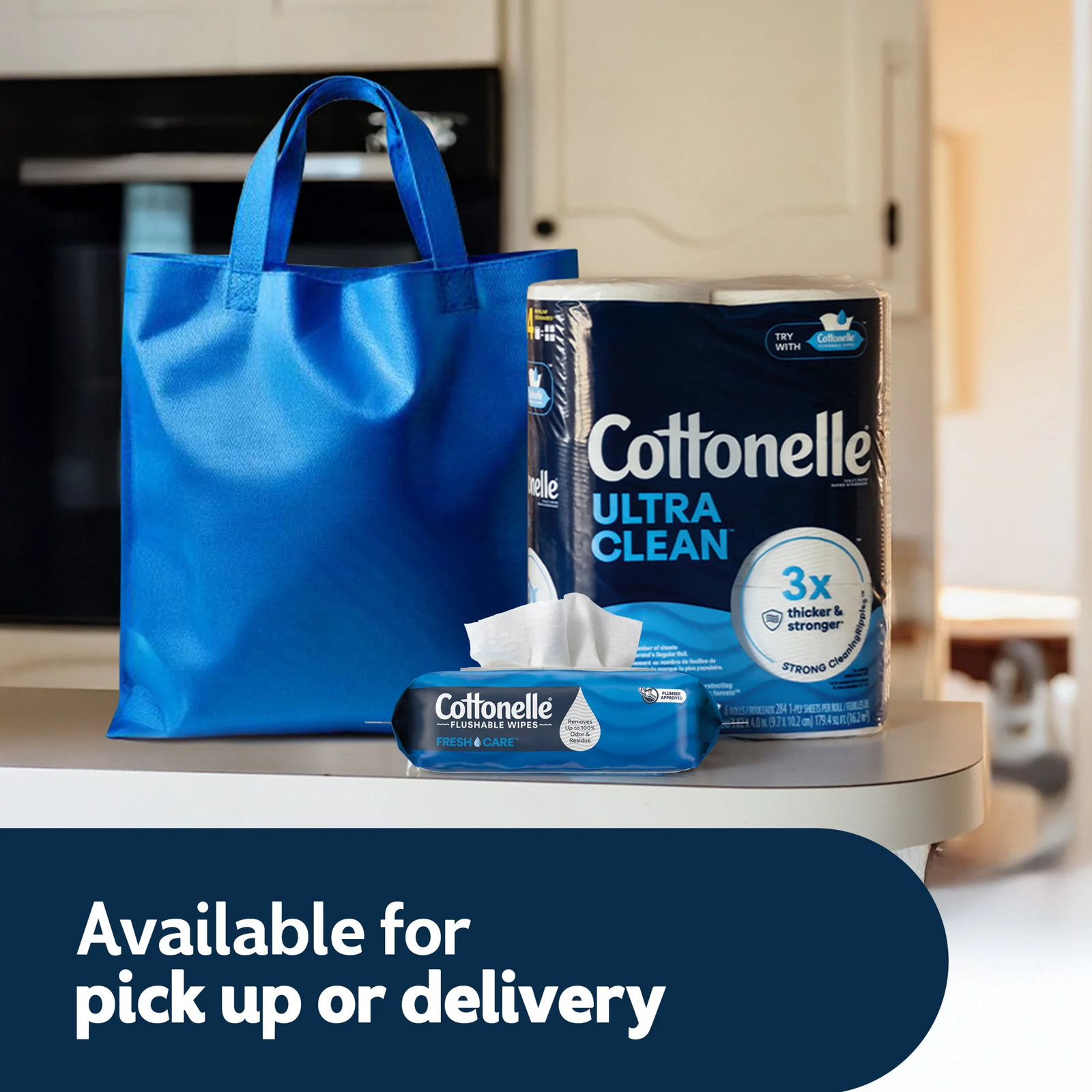 Fresh Care Flushable Wet Wipes, 10 Flip-Top Packs