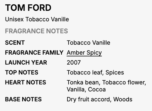 Tom Ford Unisex Tobacco Vanille EDP Spray 3.4oz/100ml SEALED FREE – SHIPPING