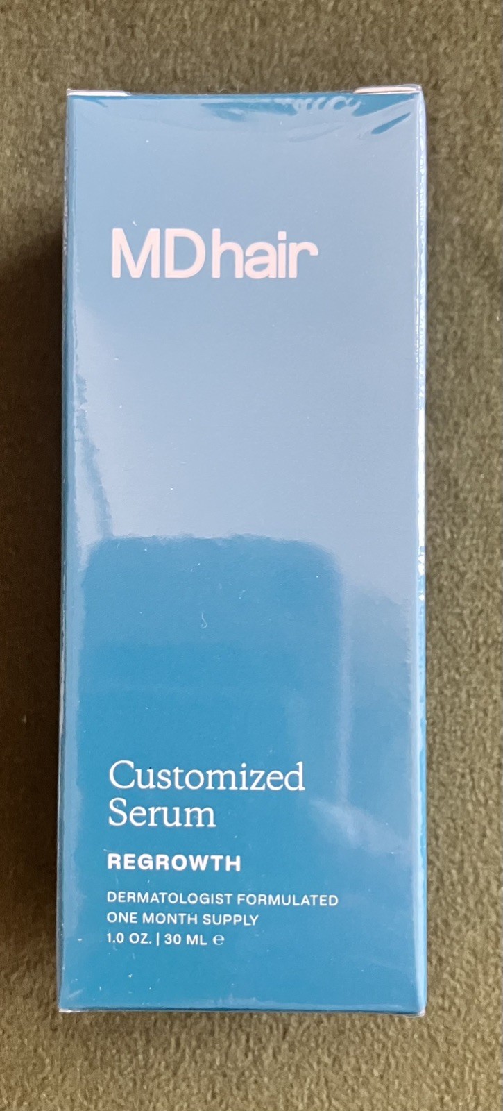 MDhair Customized Serum Regrowth Hair Scalp 1 oz 30mL Sealed Exp. 08.21.2027