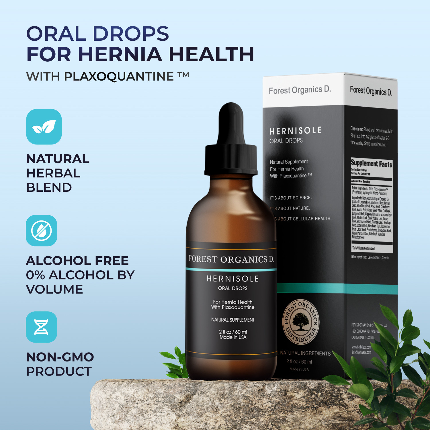 Hernia Health Drops for Inguinal Hernia, Umbilical & Hiatal,Femoral Hernia Aid