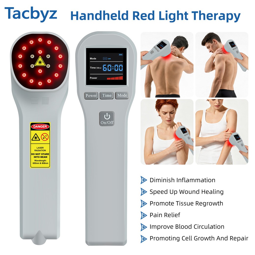 Red Light Cold Laser Physiotherapy for Chronic Pain&Muscle Stiffness 650nm 808nm
