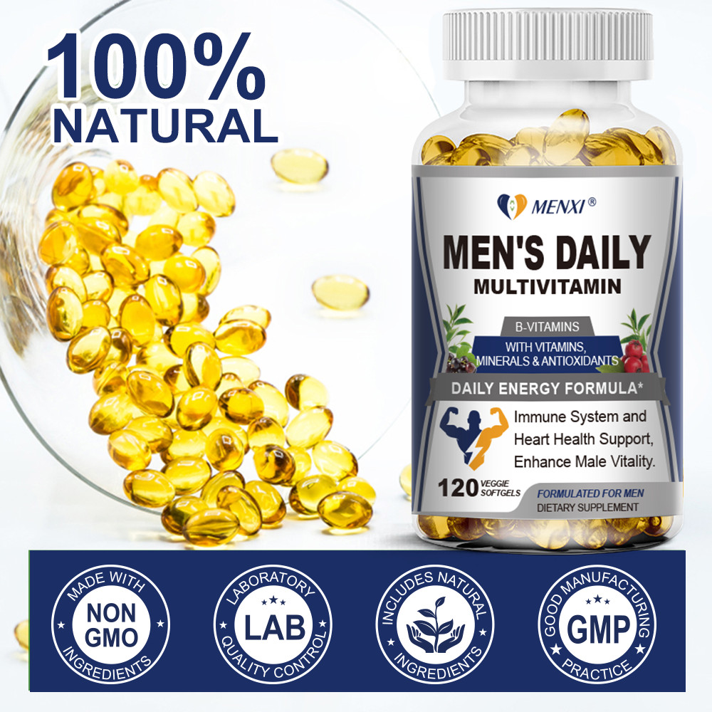 Multi Vitamin for Men 120ct Mens Prostate Multivitamin Multimineral Daily US