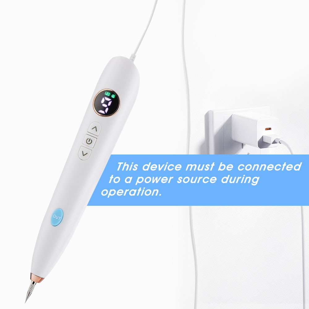 9 level Laser Plasma Pen Mole Removal Dark Spot Skin Tag Tattoo Wart Remover Pen