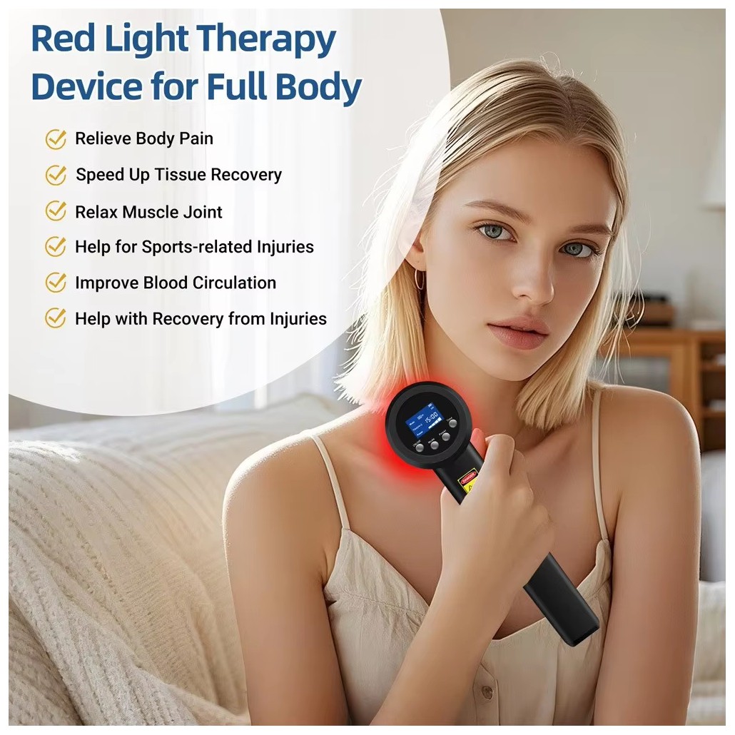 25 Diodes Red Light Laser Therapy Device 650nm 808nm for Back Knee Pain Relief