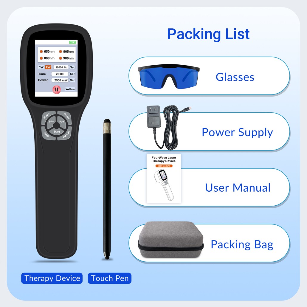 Professional Class 4 Laser Therapy Device for Humans & Pets Pain Relief 2500mW