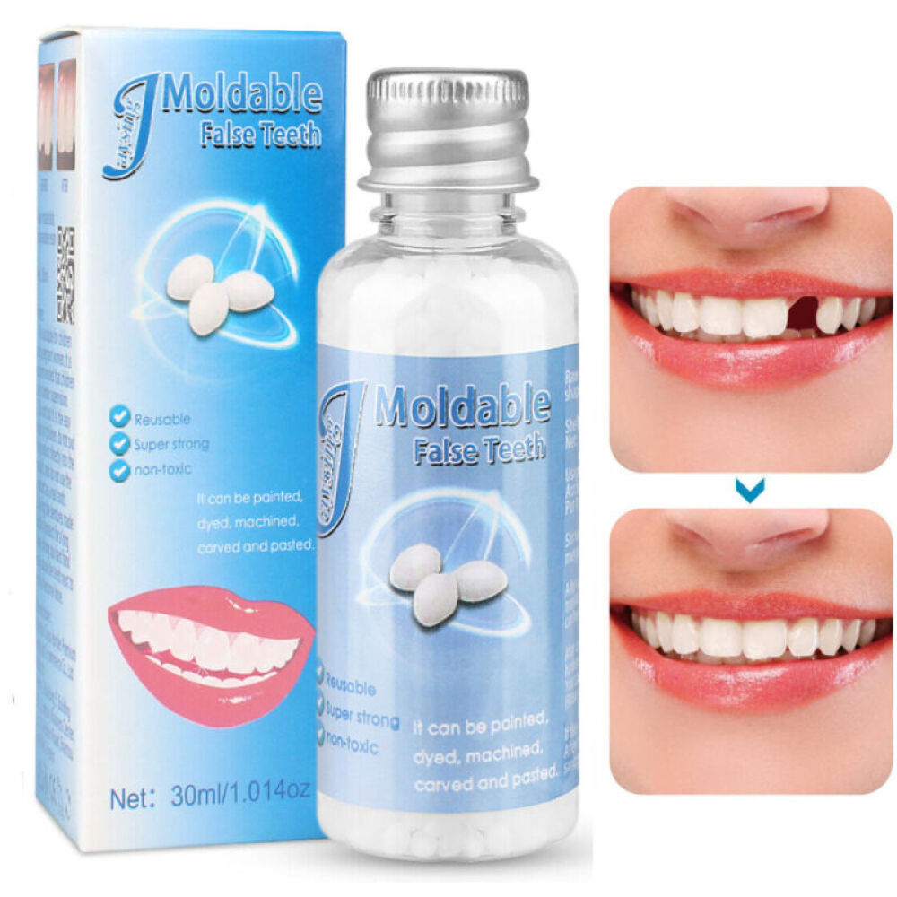 Temporary Tooth Repair Kit Resin Fix Broken False Teeth Fill Gaps Dental Denture