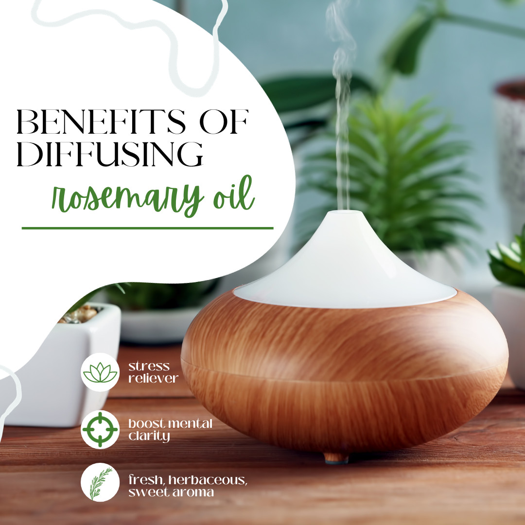 4 fl oz Rosemary Essential Oil (100% Pure & Natural) with 3 Free Droppers