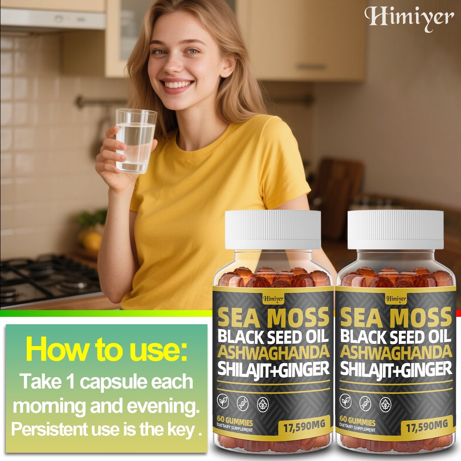 Sea Moss Gummies – Immune Health, Vitality, Energy, Smooth Skin