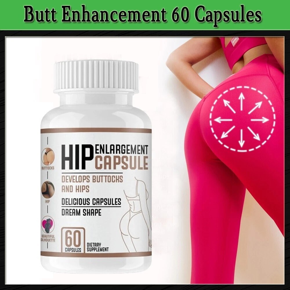 Thick Butt Thighs Hips Weight Gain – 60 Capsules for woman Curves & Body Shaping