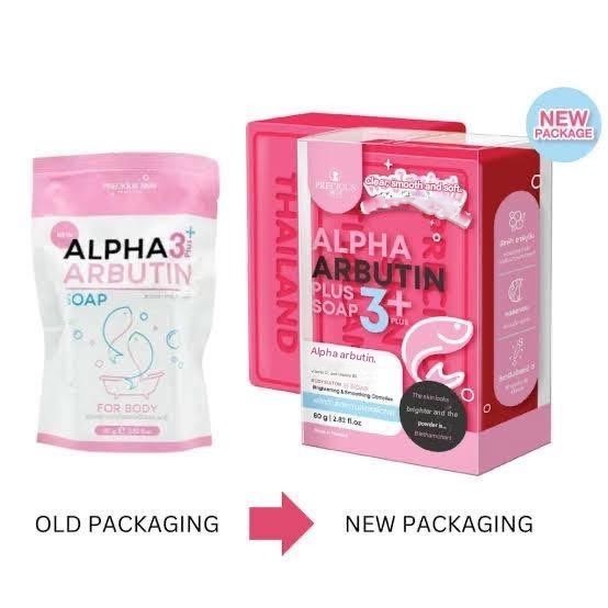 2 Bars PRECIOUS SKIN Thailand Alpha Arbutin Plus Soap 80g