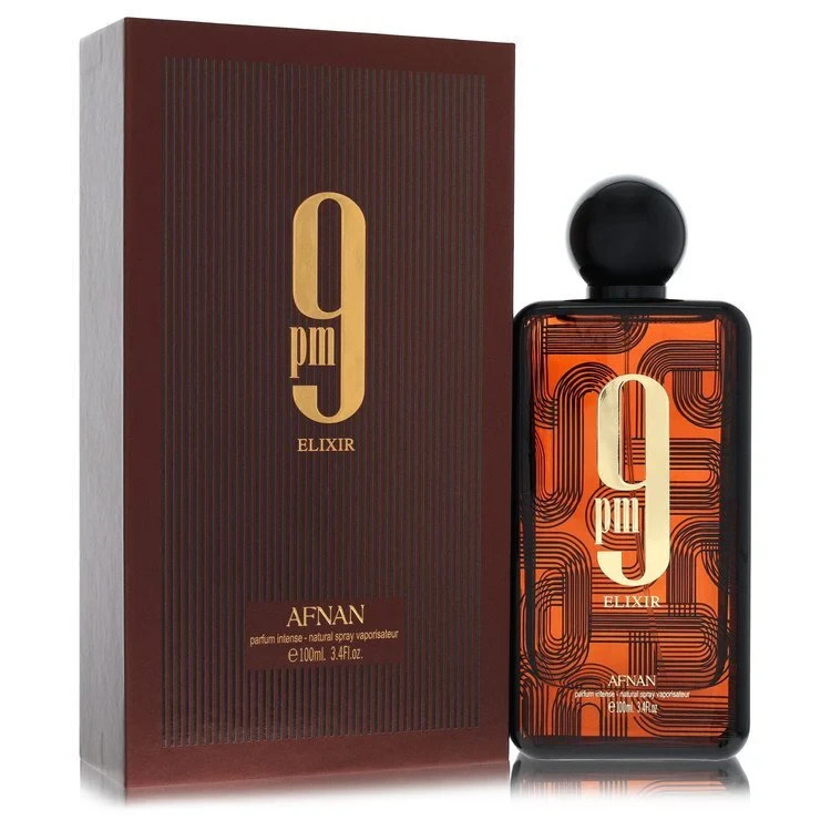 9pm Elixir Intense by Afnan Parfum Intense Spray 3.4 oz (Men)(Unisex)