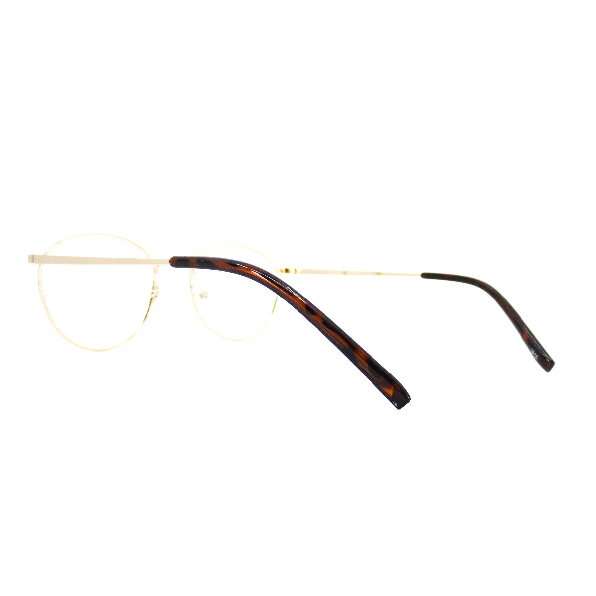 WM20202 GD Gold Womens Small Round Full Rim Eyeglasses 48-18-140