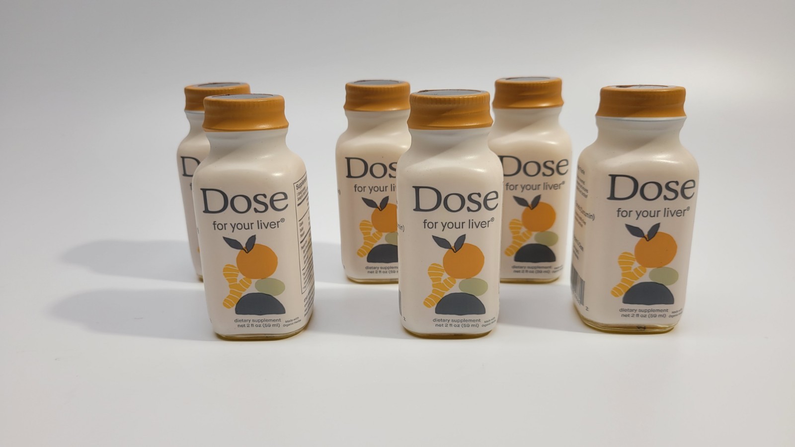 6 PACK DOSE For Your Liver Support Supplement Cleanse 2oz Non-GMO Exp. 04/2028